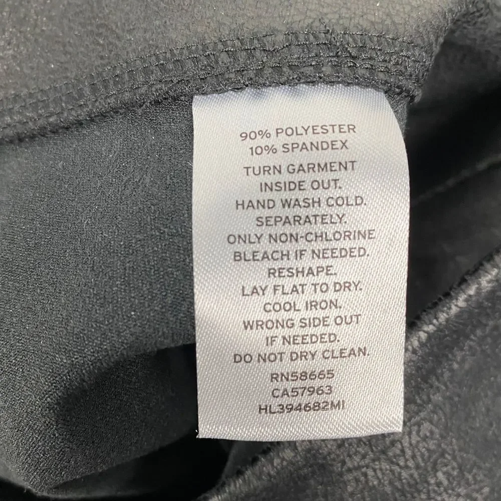 Chelsea 28 Wide Waist Biker Faux Leather Leggings size Medium